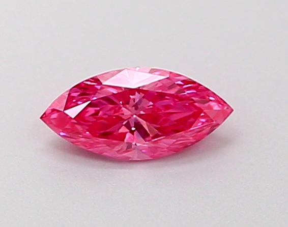 0.73 ct Marquise Fancy Vivid Pink Lab-Grown Diamond