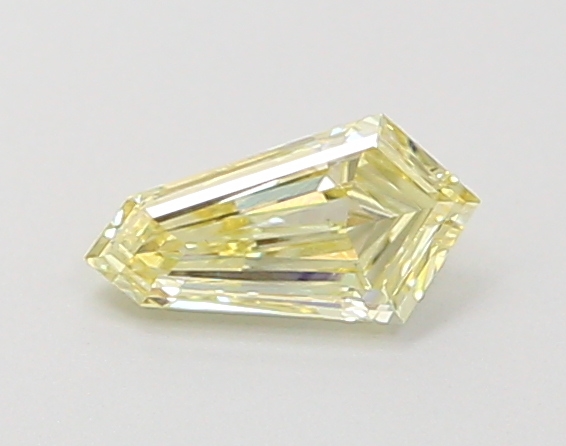 0.23 ct Shield Fancy Vivid Yellow Lab-Grown Diamond