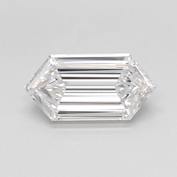 1.03 carat Hexagon lab grown diamond, E VS1, IGI certified