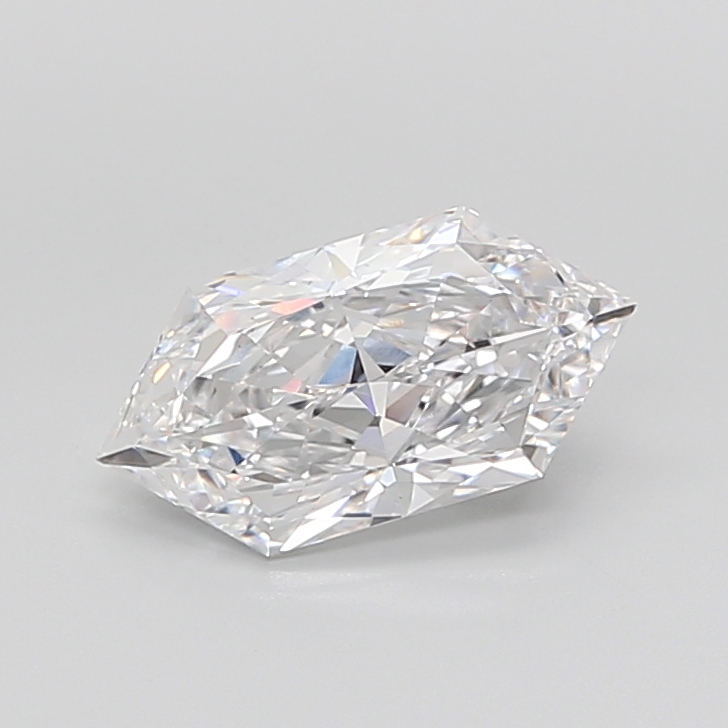 3.55 carat Hexagon Brilliant lab grown diamond, D VVS2, IGI certified