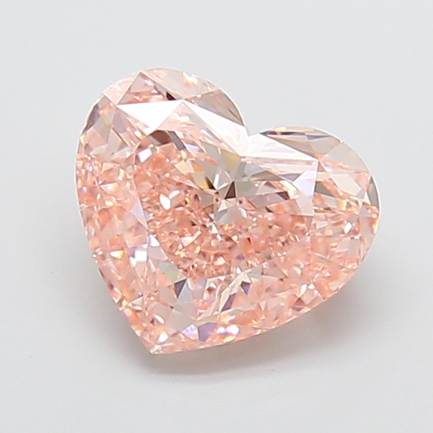 3.52 ct Heart Fancy Intense Pink Lab-Grown Diamond