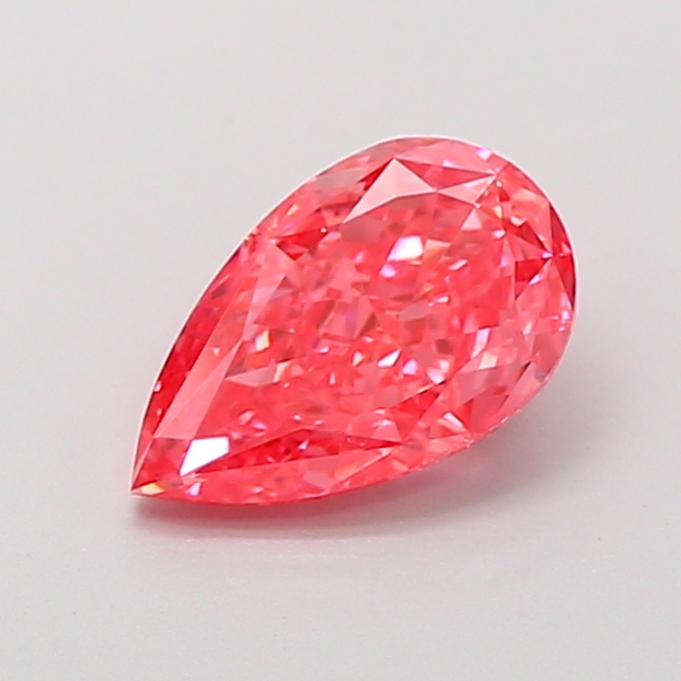 1.04 ct Pear Fancy Vivid Pink Lab-Grown Diamond