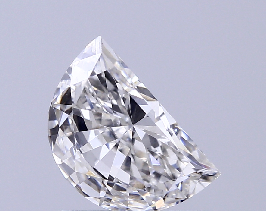 0.72 ct Half Moon lab grown diamond F VS1