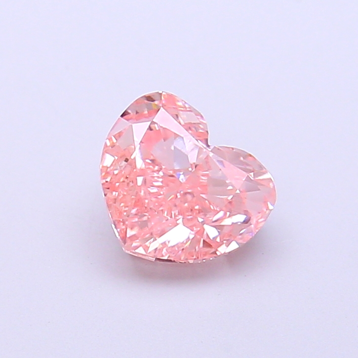 1.10 ct Pink (Intense) VVS2 Heart Modified lab-grown diamond