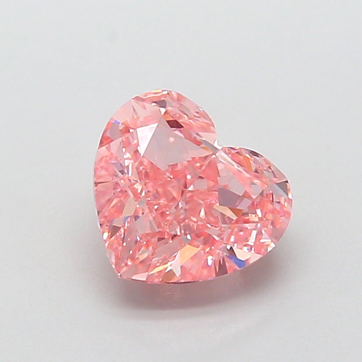 2.02 ct Pink (Vivid) VS1 Heart Modified lab-grown diamond