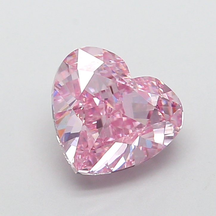 2.52 ct Pink (Intense) VS1 Heart Modified lab-grown diamond