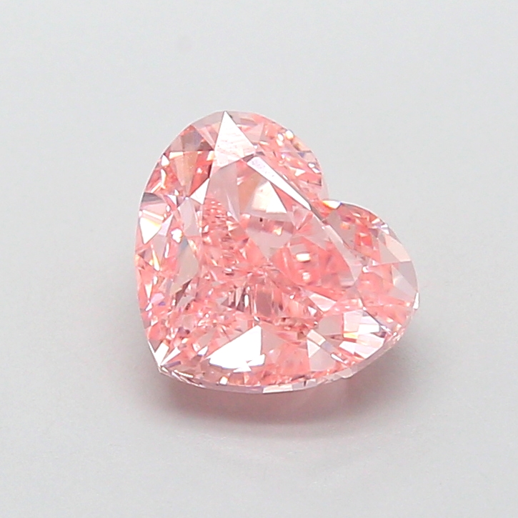 2.03 ct Pink (Vivid) VS1 Heart Modified lab-grown diamond