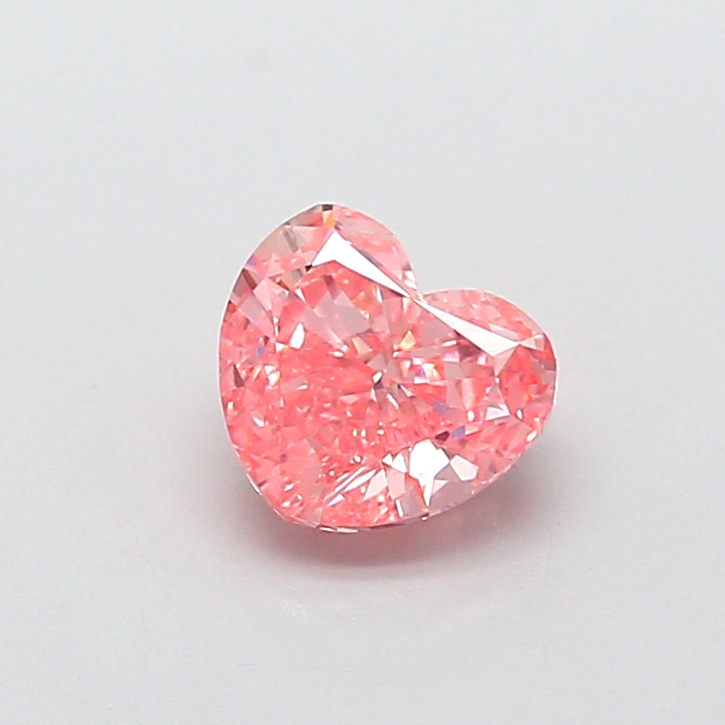 1.12 ct Pink (Vivid) VVS2 Heart Modified lab-grown diamond