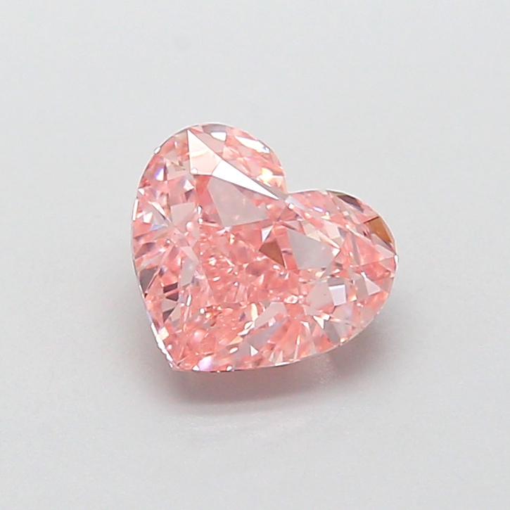 1.52 ct Pink (Intense) VS1 Heart Modified lab-grown diamond
