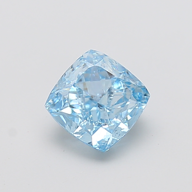 2.16 ct Blue (Vivid) VS1 Square Cushion lab-grown diamond