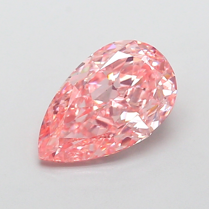 2.01 ct Pink (Vivid) VS1 Pear Modified lab-grown diamond