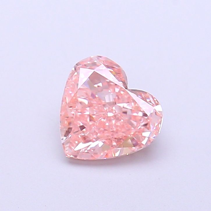 0.97 ct Pink (Intense) VS1 Heart Modified lab-grown diamond