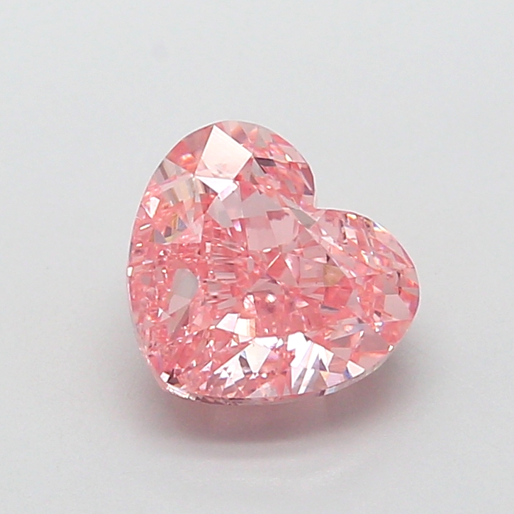 2.27 ct Pink (Vivid) VS1 Heart Modified lab-grown diamond