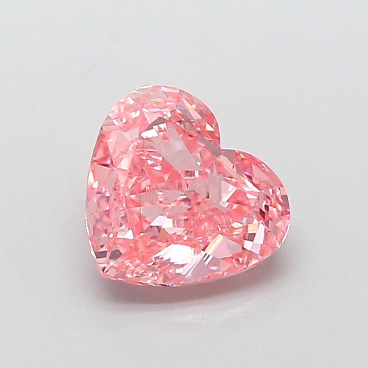 1.86 ct Pink (Vivid) VS1 Heart Modified lab-grown diamond