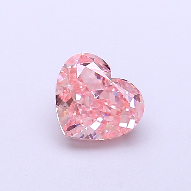 1.00 ct Pink (Intense) VS2 Heart Modified lab-grown diamond
