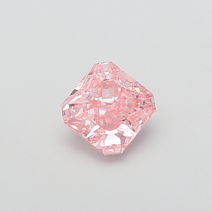 1.52 ct Pink (Vivid) VS1 Square Radiant lab-grown diamond
