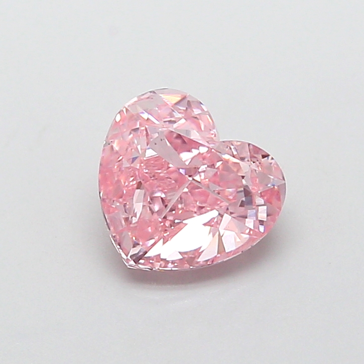1.39 ct Pink (Vivid) VS1 Heart Modified lab-grown diamond