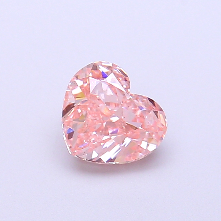 1.01 ct Pink (Intense) VS2 Heart Modified lab-grown diamond