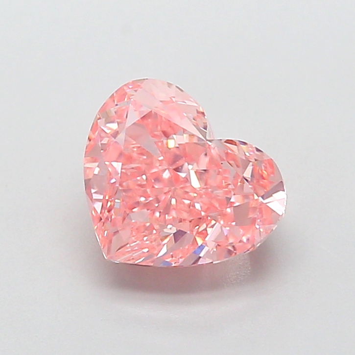 2.11 ct Pink (Vivid) VS1 Heart Modified lab-grown diamond
