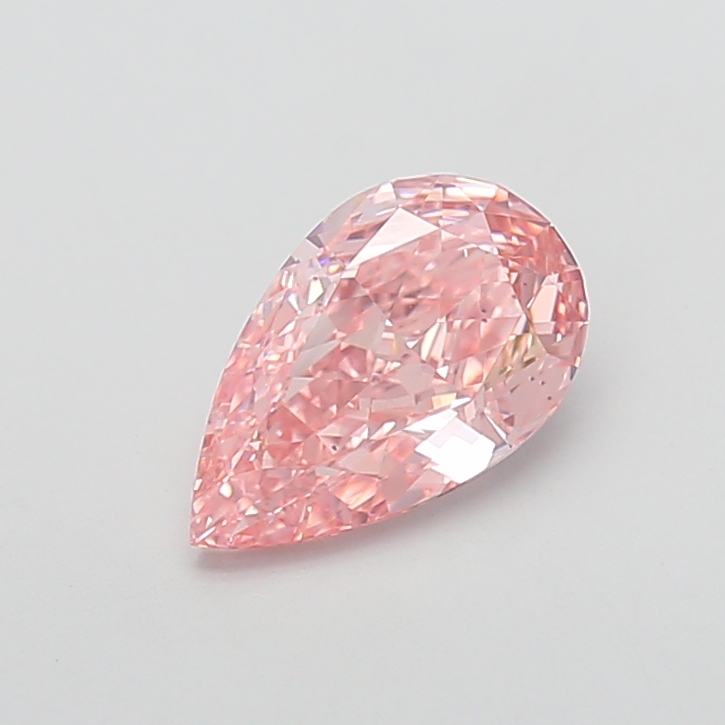 2.67 ct Pink (Intense) VS2 Pear Modified lab-grown diamond