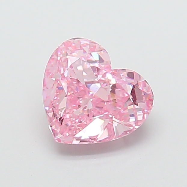 2.44 ct Pink (Vivid) VS1 Heart Modified lab-grown diamond