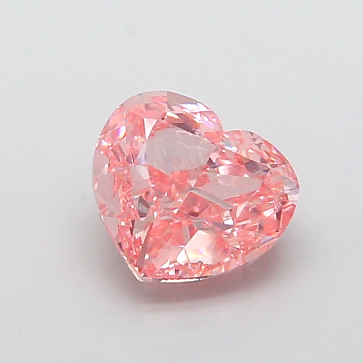 2.00 ct Pink (Vivid) VVS2 Heart Modified lab-grown diamond