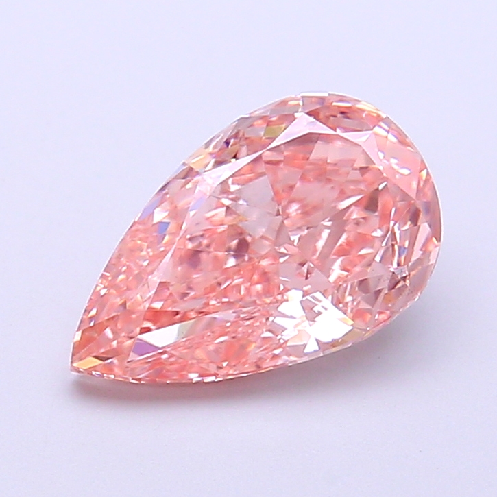 1.99 ct Pink (Intense) VS1 Pear Modified lab-grown diamond