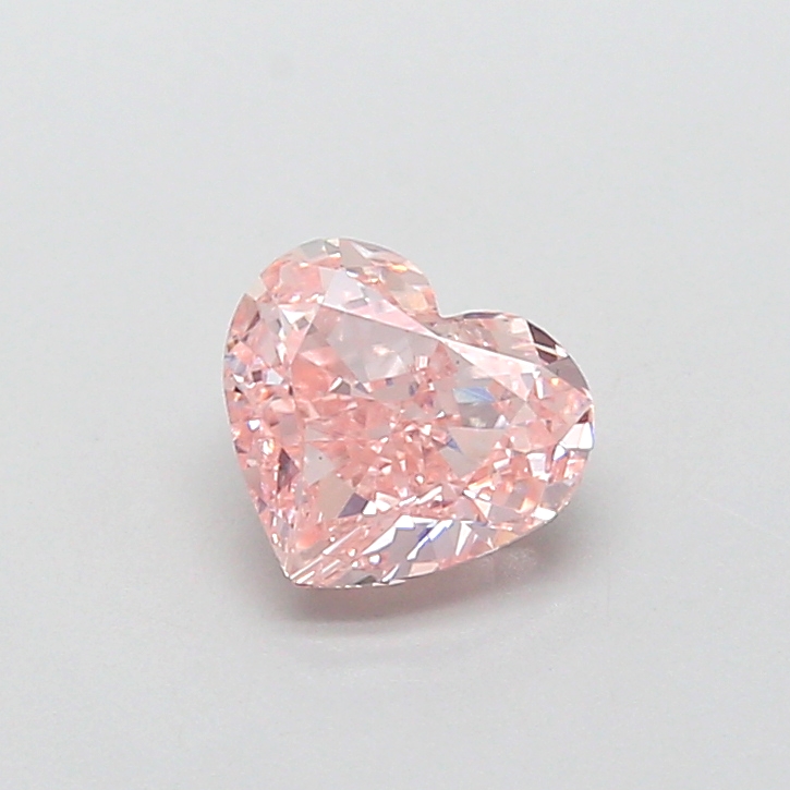 1.08 ct Pink (Intense) VS1 Heart Modified lab-grown diamond