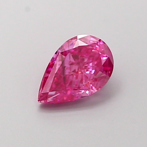 0.36 ct Pear Fancy Vivid Pink Lab-Grown Diamond