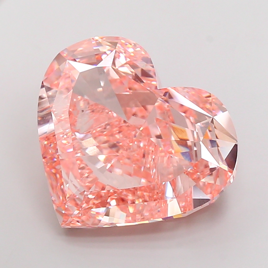 25.07 ct Heart Fancy Intense Pink Lab-Grown Diamond