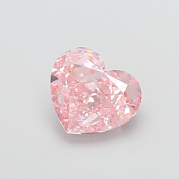 1.80 ct Pink (Vivid) VVS2 Heart Modified lab-grown diamond