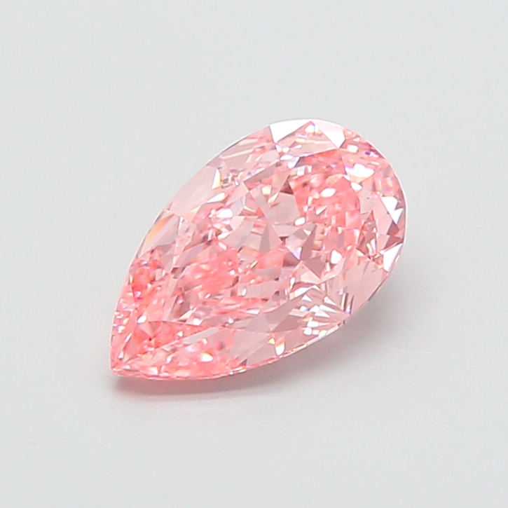 2.35 ct Pink (Vivid) VVS2 Pear Modified lab-grown diamond