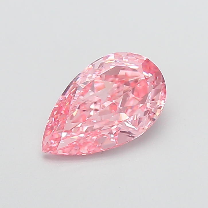 2.52 ct Pink (Vivid) VVS2 Pear Modified lab-grown diamond