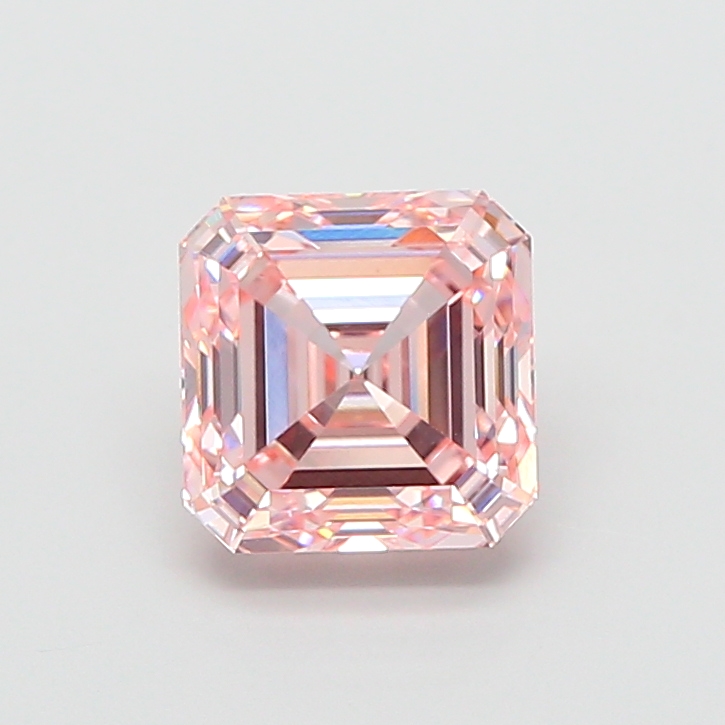3.03 ct Pink (Intense) VVS2 Asscher lab-grown diamond