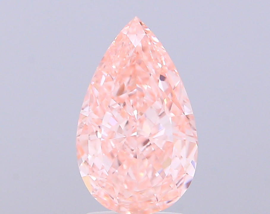 2.03 ct Pear, Fancy Vivid Pink VVS2 IGI CVD