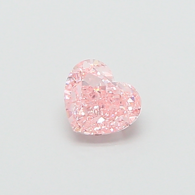 0.82 ct Pink (Intense) VVS2 Heart Modified lab-grown diamond