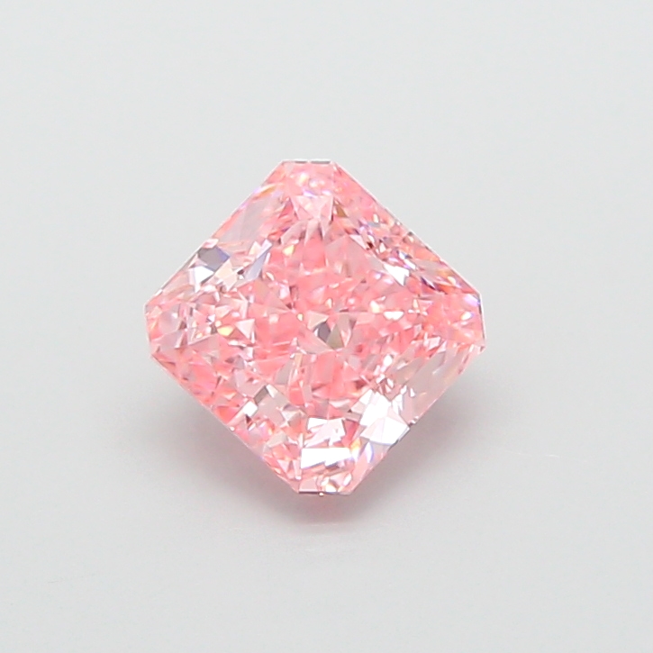 2.01 ct Pink (Vivid) VS1 Square Radiant lab-grown diamond