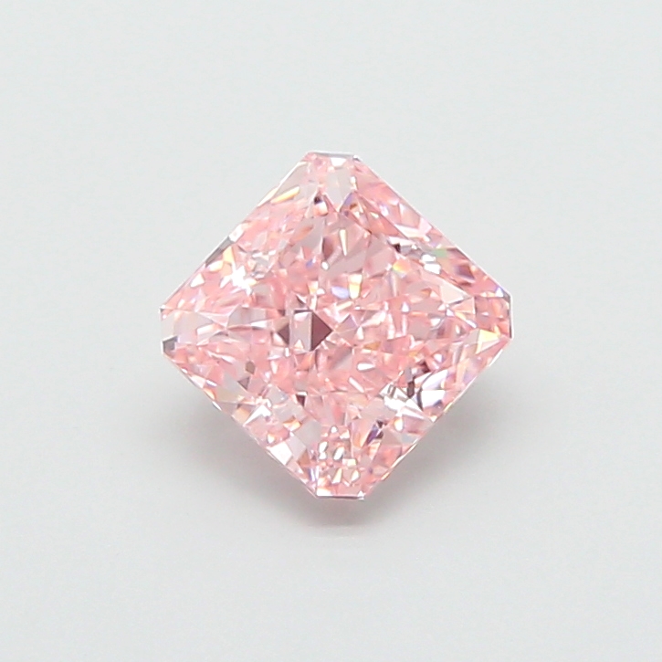 2.04 ct Pink (Vivid) VVS2 Square Radiant lab-grown diamond