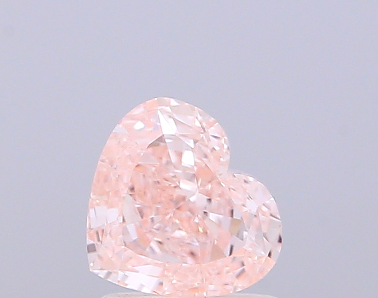 1.01 ct Heart, Fancy Intense Pink VVS2 IGI CVD