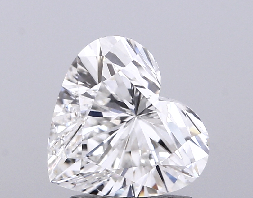 2.07 ct F VVS2 Heart Brilliant lab-grown diamond