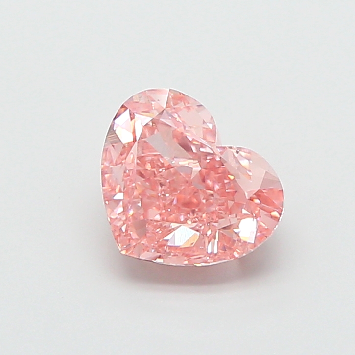 2.54 ct Pink (Vivid) VS1 Heart Modified lab-grown diamond