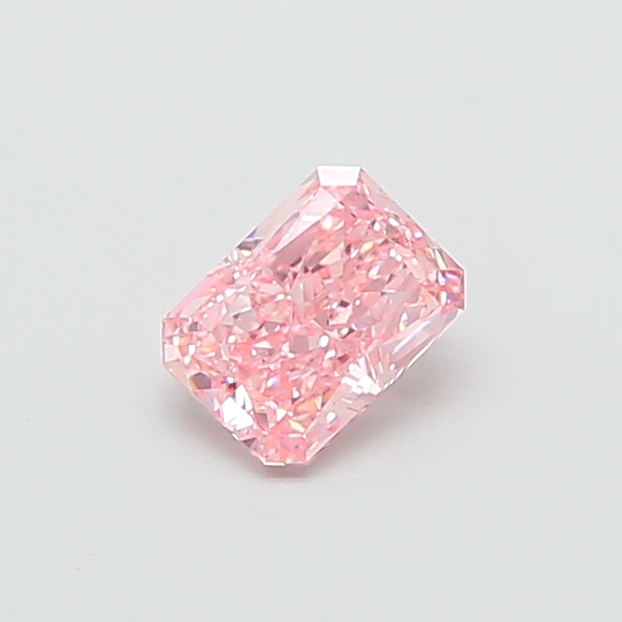 0.87 ct Pink (Vivid) VVS2 Radiant lab-grown diamond