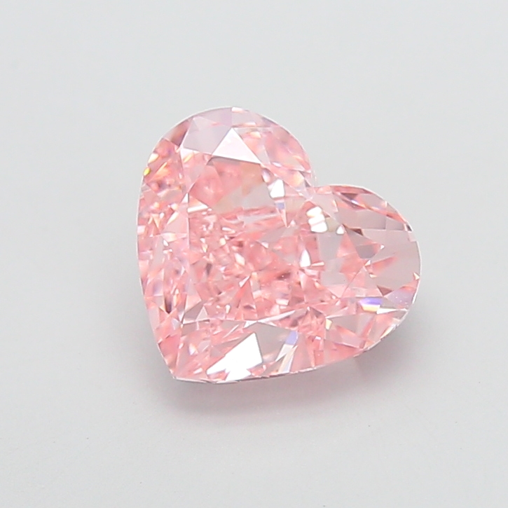 4.58 ct Pink (Vivid) VS1 Heart Modified lab-grown diamond
