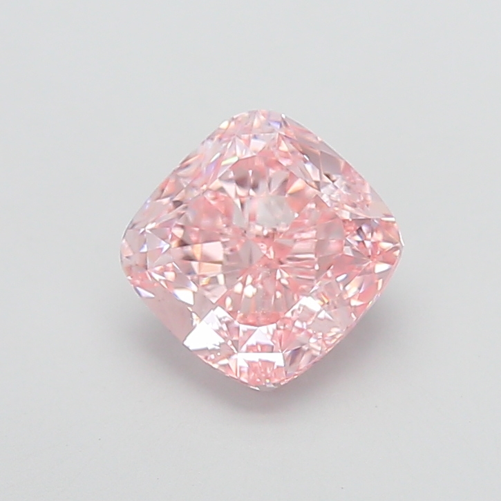 4.04 ct Pink (Intense) VVS2 Square Cushion lab-grown diamond