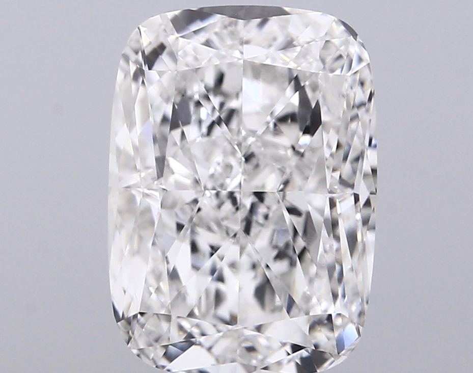 5.07 ct F VVS2 Cushion lab-grown diamond