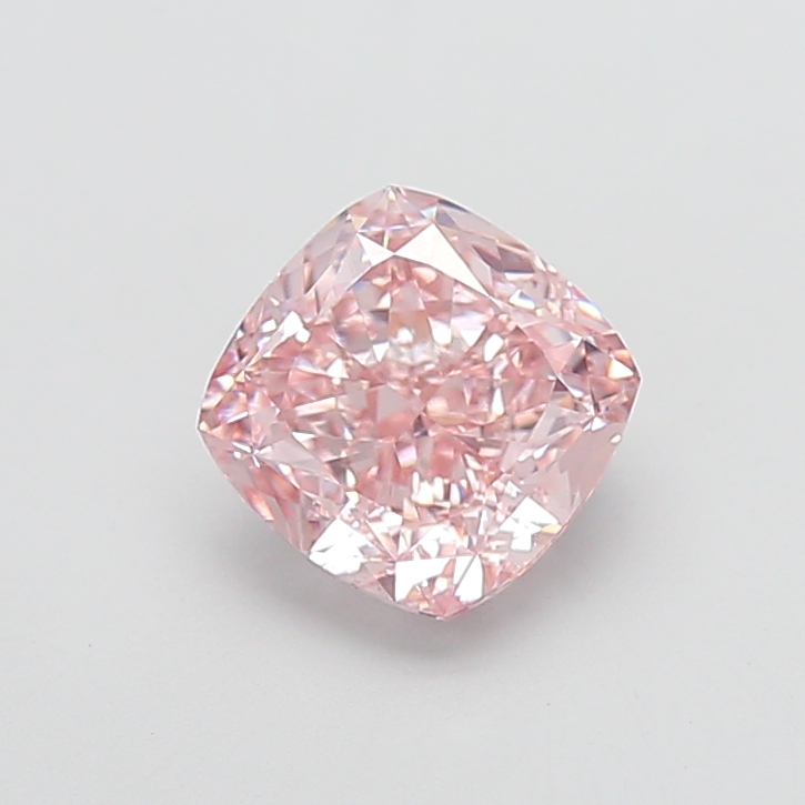 3.11 ct Pink (Intense) VS1 Square Cushion lab-grown diamond
