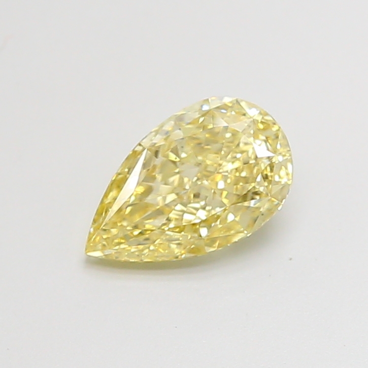 1.00 ct Pear Fancy Intense Yellow Lab-Grown Diamond