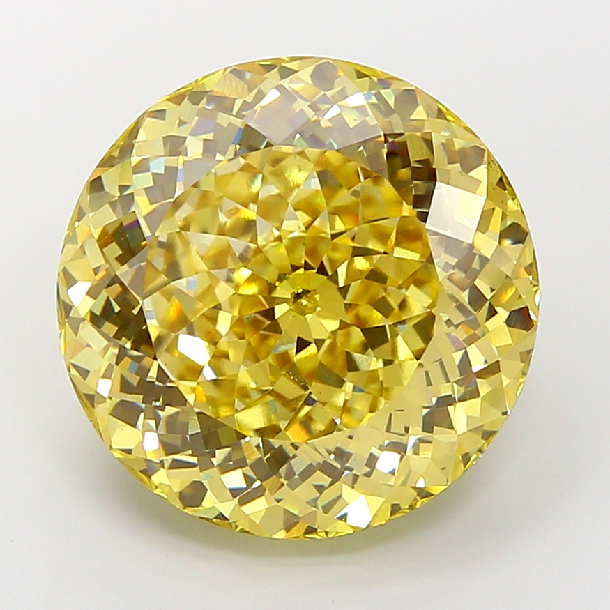 12.07 ct Portuguese Fancy Light Yellow Lab-Grown Diamond
