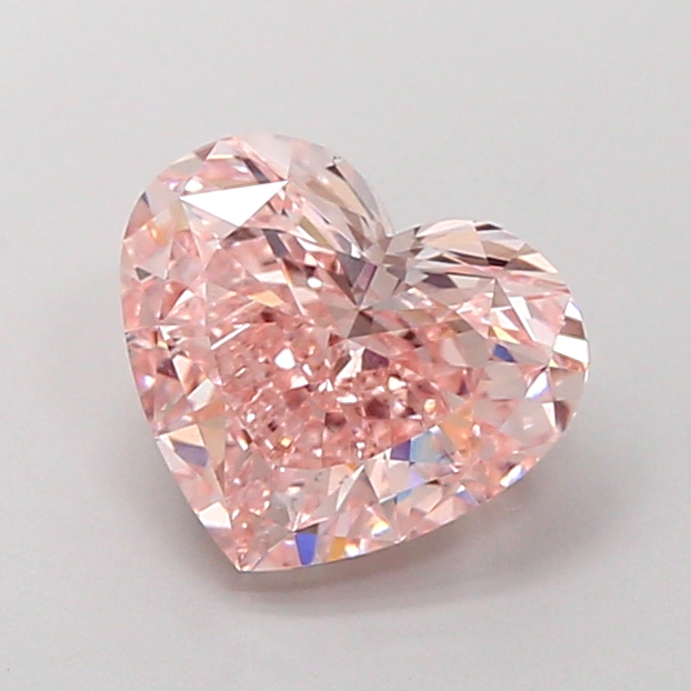 2.60 ct Heart Fancy Intense Pink Lab-Grown Diamond