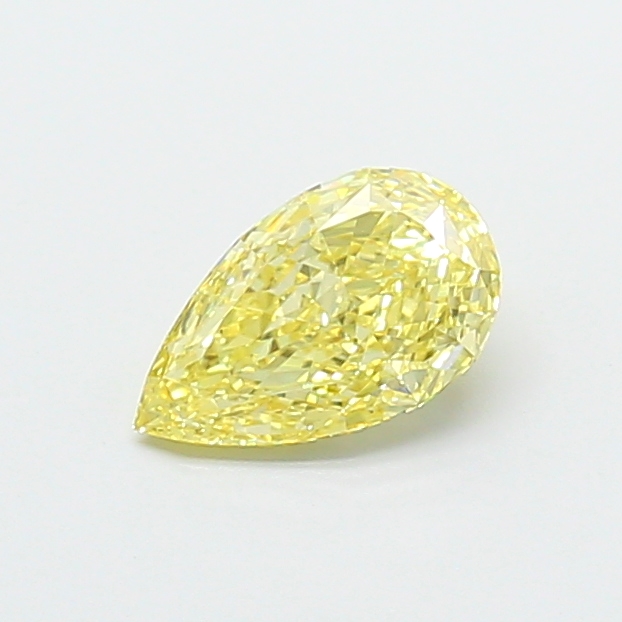1.02 ct Pear, Fancy Vivid Yellow VS1 IGI CVD
